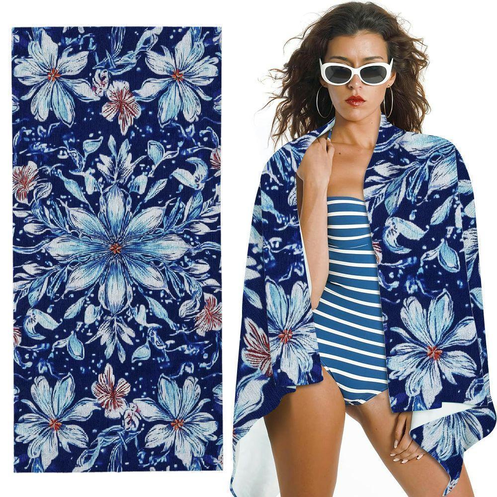 Beach Towel For Adults, Towel Blanket, Ultra Absorbent Quick-Drying Pool Towels For Travel, Swimming, Camping