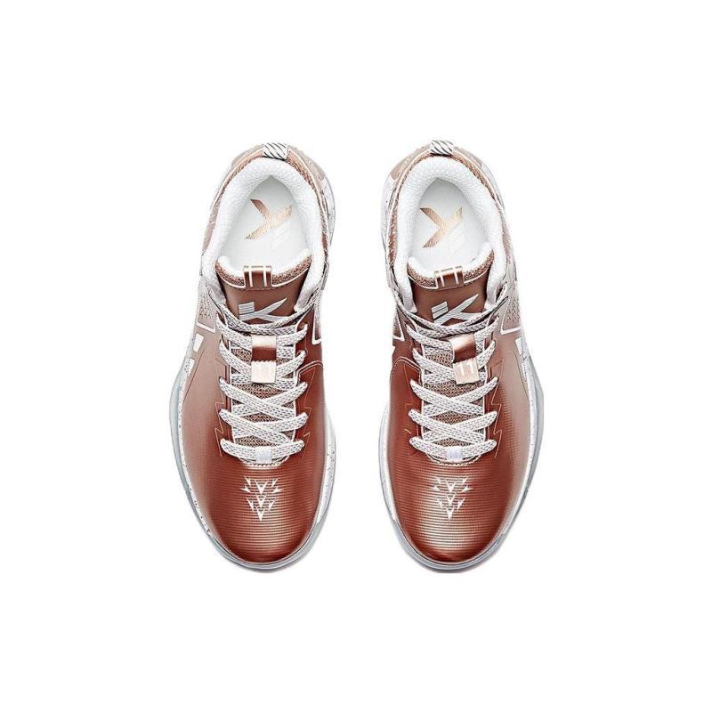ANTA Thompson Collection Basketball Shoes Men's High top Rose Gold Sneakers