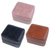 Elegant PU Leather Watch Case 2 Slots Timepieces Organizer Fashionable Watches Travel Pouch for Jewelry Enthusiasts