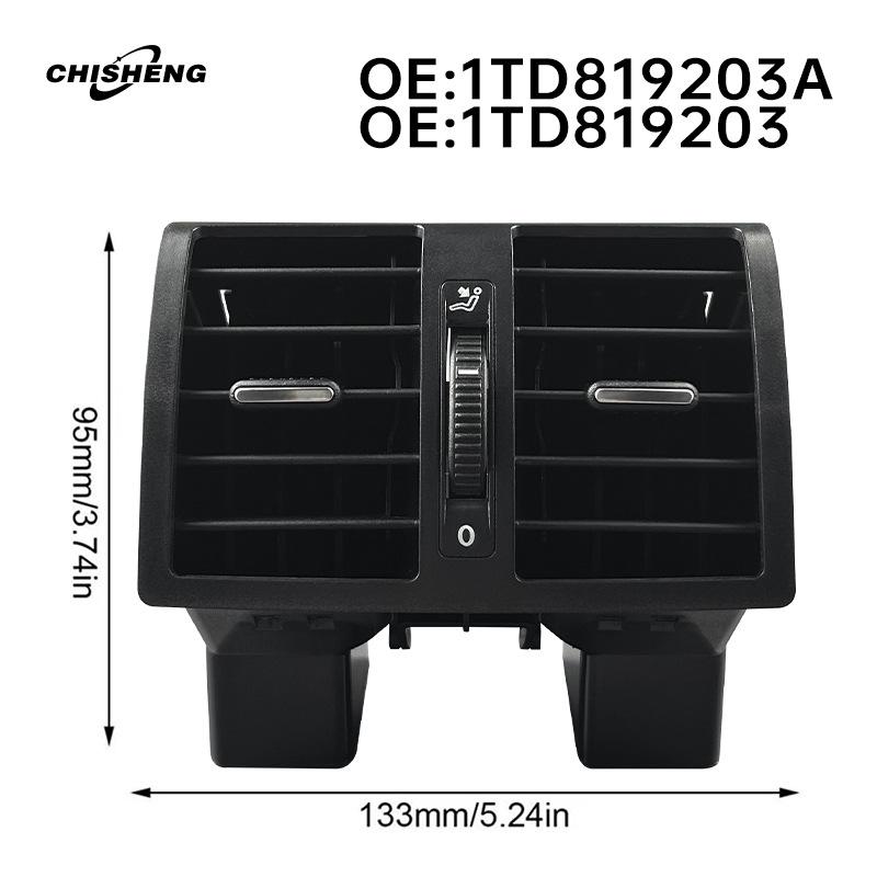 

Volkswagen Touran/Caddy 03-14 Rear A/C Vent Replacement (1TD819203A) чёрный
