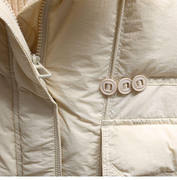 Women's Winter Down Cotton Vest: Warm, Loose-Fit Stand Collar, Thick Sleeveless Cold-Proof Outerwear.