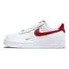 Nike Baskets Air Force 1 Essential Low blanches et rouges pour femmes CZ0270-104