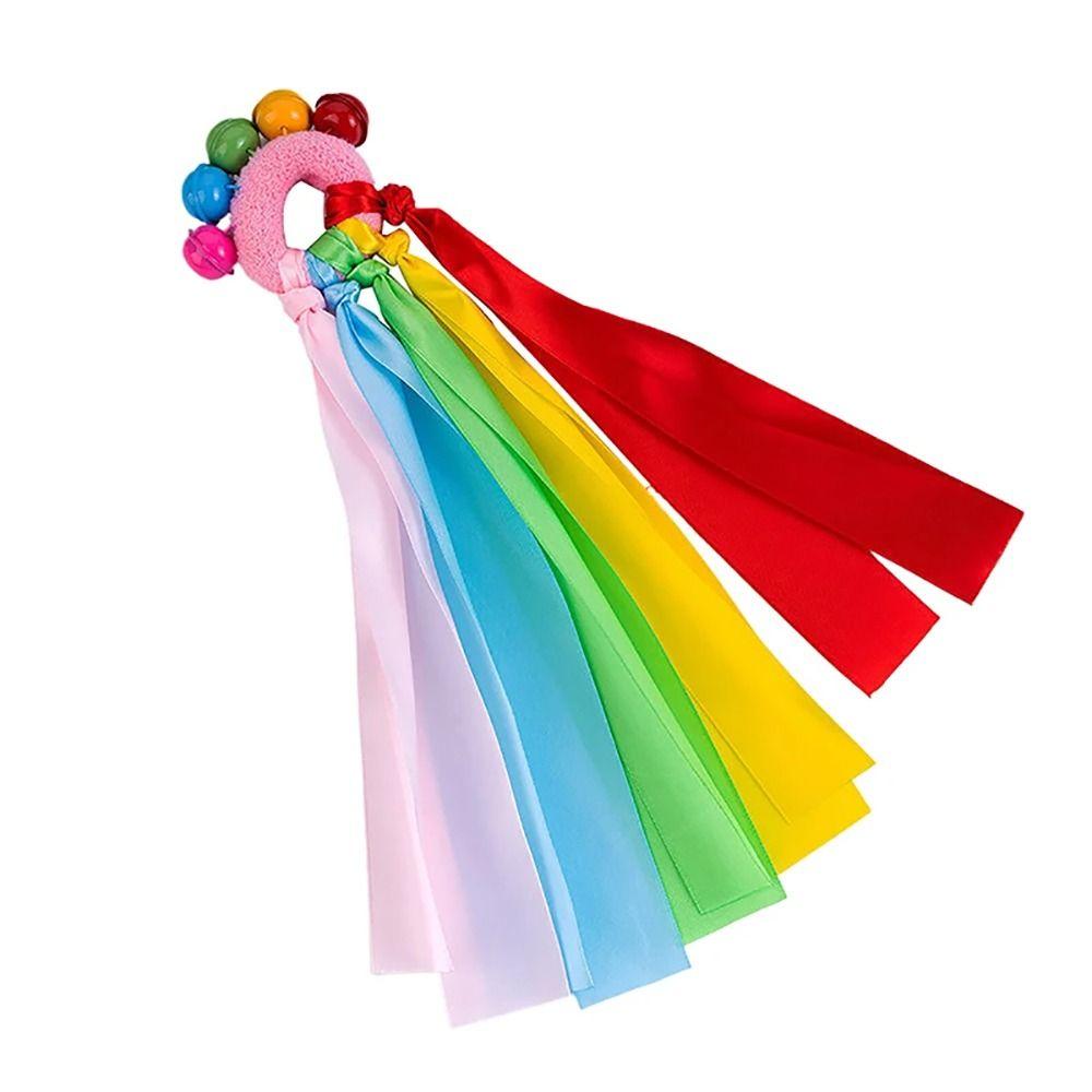 1Pcs/1Pair Elastic Bracelet Wrist Bell Pom Cheerleading Pom Club Dance Prop  Big Match
