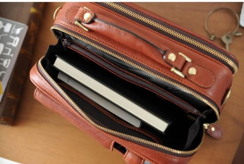 Lagard Aoki Kaban Leather Shoulder Bag for Men [NEVADA No. 5076]