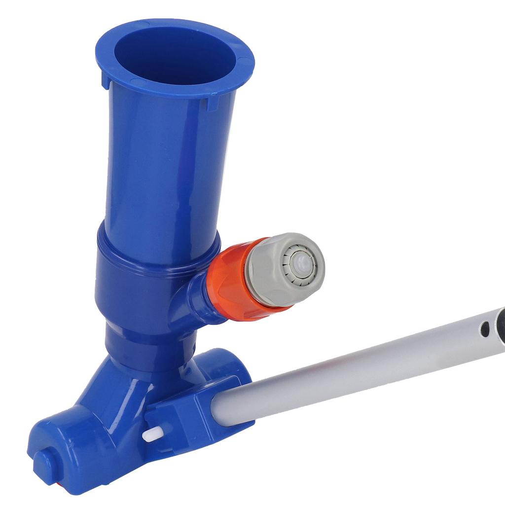 Small Pool Vacuum Portable Pond Vacuum Cleaner with 5 Section Aluminum Alloy Rod Nylon Fine Mesh Bag for Spa Hot Tub