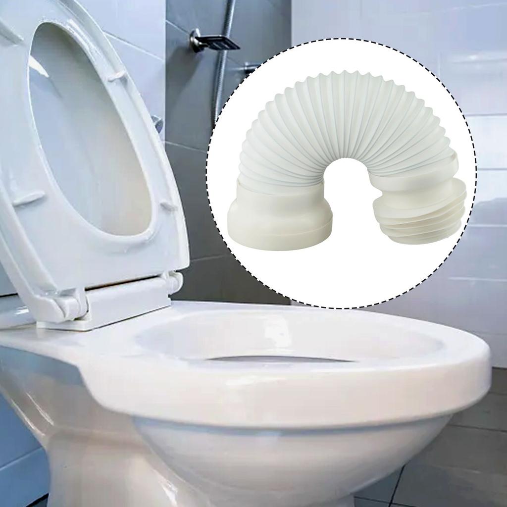 WC Pan Connector Flexible Home Plumbing PVC Toilet Waste