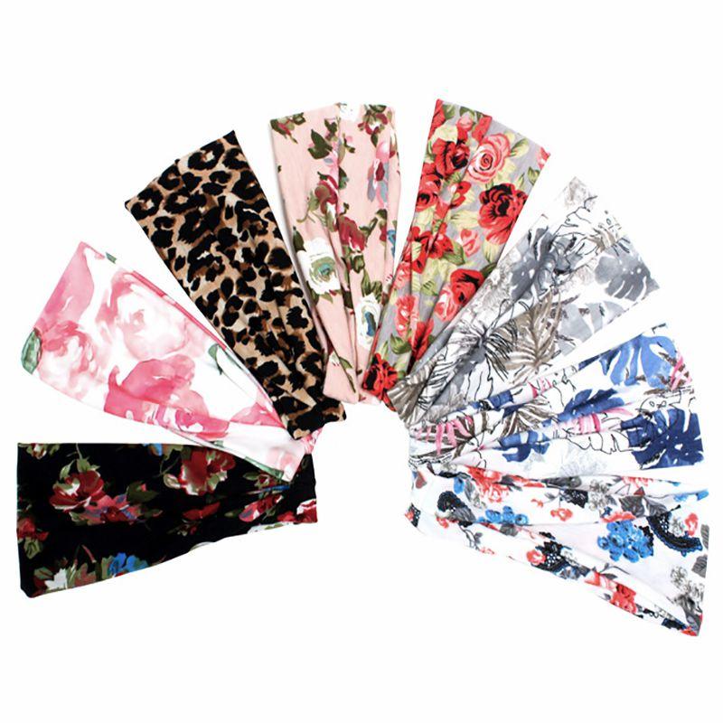 Comfortable Women's Wide Elastic Stretchy Headband For Fitness Running And Sports