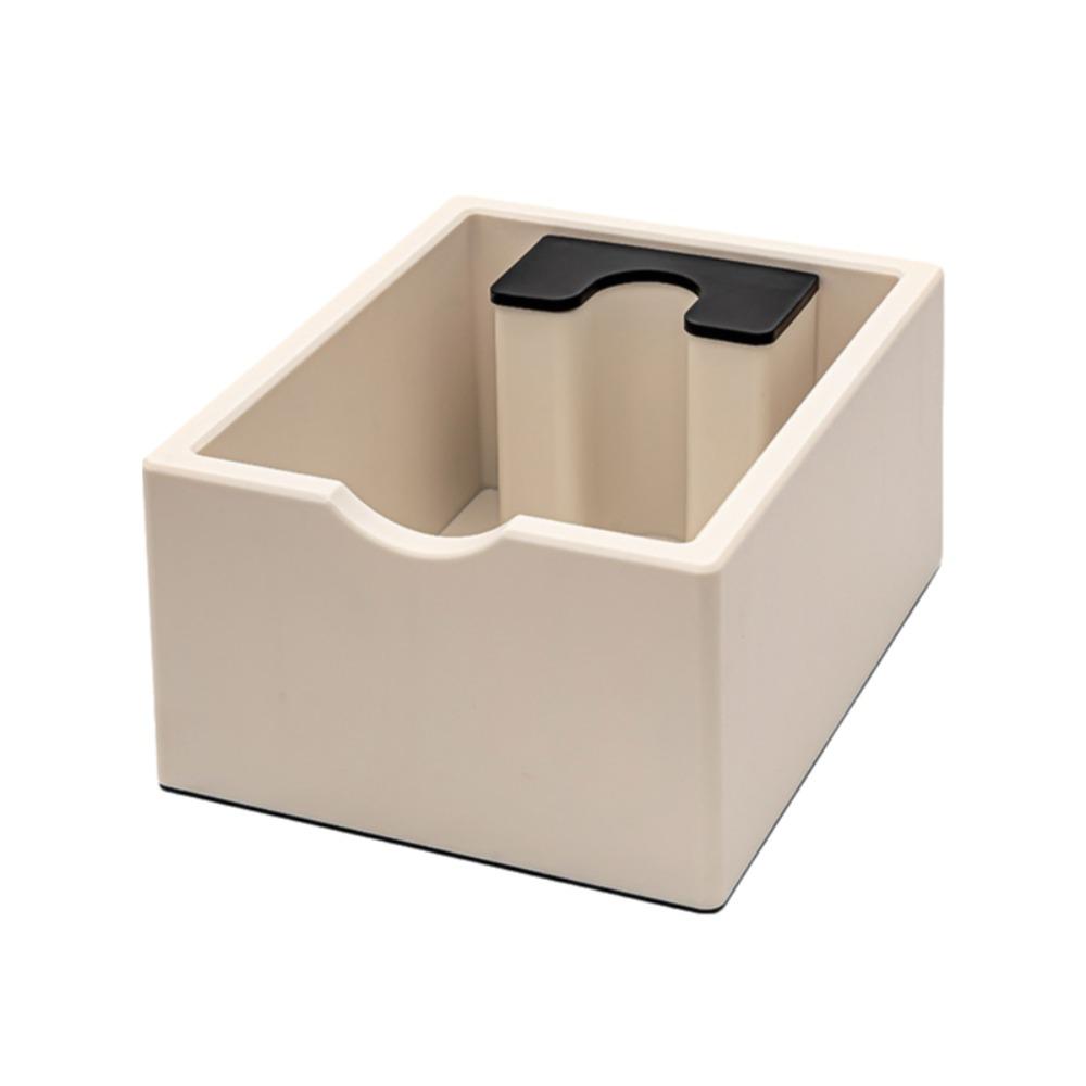 Anti Slip Base Espresso Grounds Container Rectangular Coffee Knocking Slag Bucket  Barista