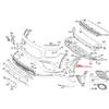 Mercedes-Benz GLB W247 Front Bumper Left & Right Brackets (Part Numbers: 2478858502, 2478858802)