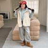 Kids Girls Fleece Vest Warm Winter Zip Up Jacket Trendy Outerwear