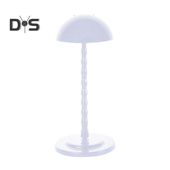 

Грибная подставка для парика, регулируемая по высоте, простая сборка, портативный держатель для головы парика, инструменты, многофункциональная стойка для показа шляп белый