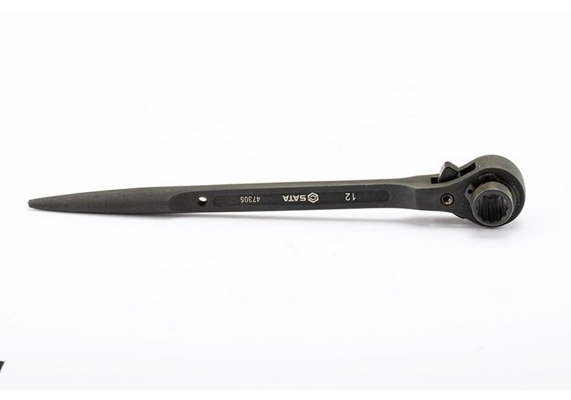 SATA Pointed Tail Double-End Ratchet Wrench 47305-47313