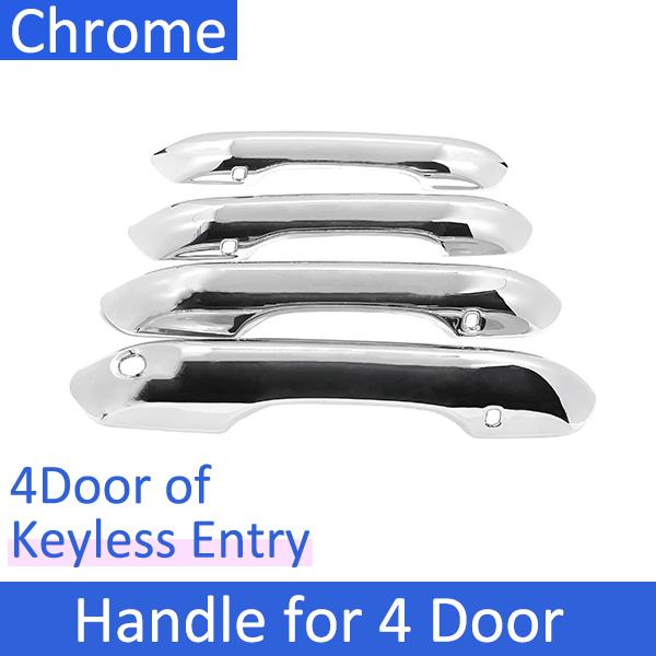 For Ford Explorer MK6 U625   2022 Gloss Black Carbon Fiber Door Handle Cover Sticker Trim Car External Style