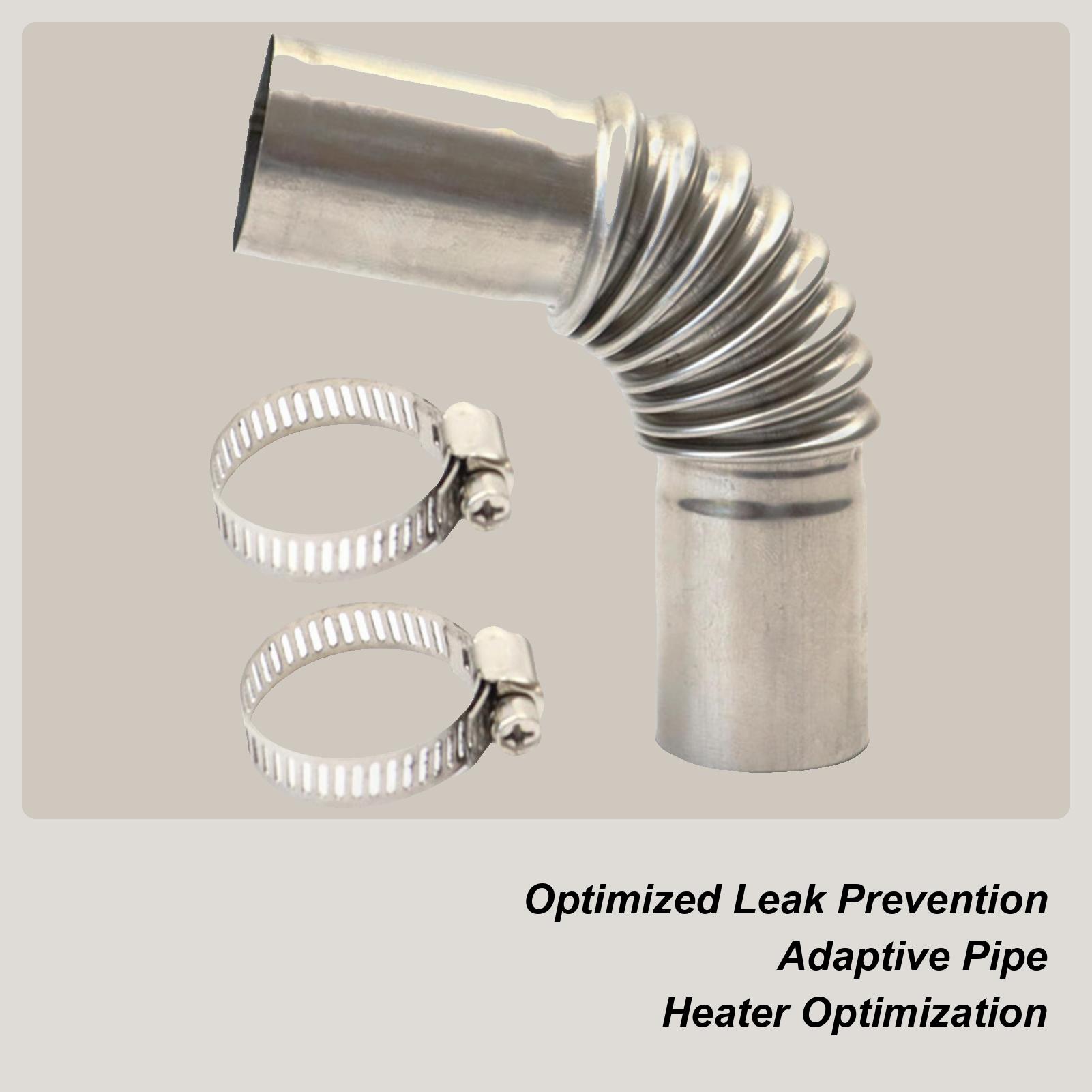 Exhaust Pipe Air Heater Extension Tube Temperature Resistant Air Parking Heater Elbow Exhaust Pipe For Vehicle Truck Motorcycle China Mainland