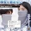 Ichiki Ryohin for Summer 2025 Almost Face Face Guard UV No Ear for Men and Outdoor UV 1 Count [Improved - Weightless] Cover, Sunshade, [Patent