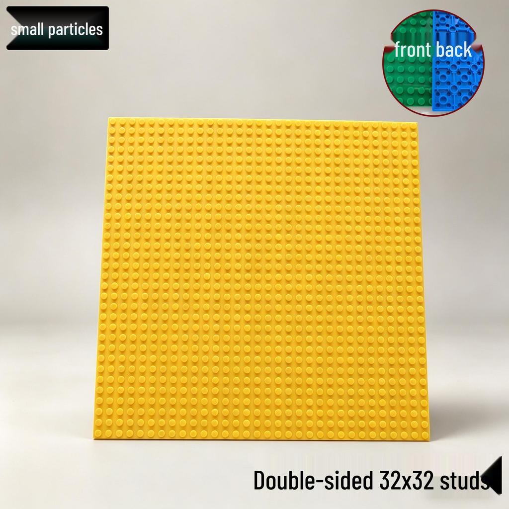 Double-Sided 32x32 Stud Baseplate Compatible with LEGO Building Sets