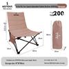HODTOWN Portable Outdoor Folding Recliner Chair