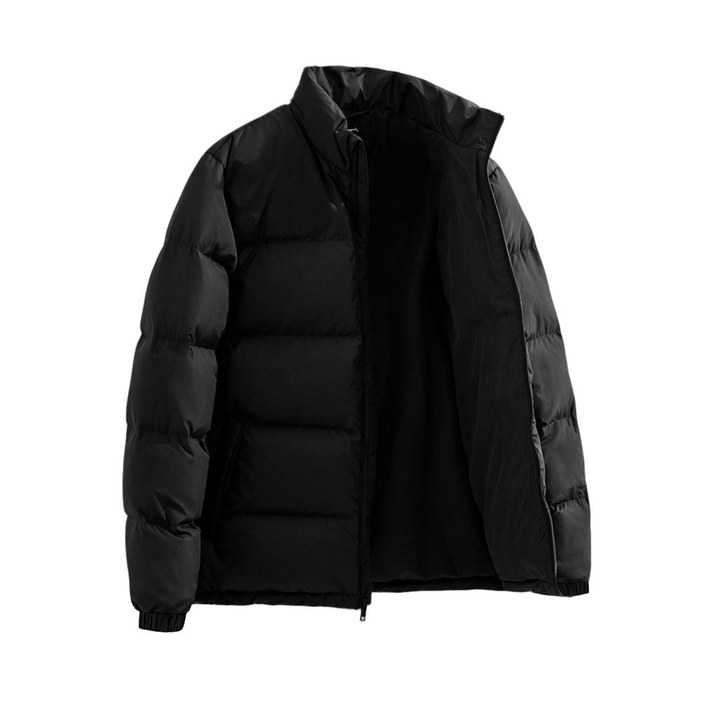 Li Ning Hot Pot Series Embroidered Logo Stand Collar Windproof Warm Down Jacket Unisex Jacket YYMV221-1