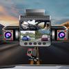 4 Channel Dash Cam Front and Rear Inside 1080P Driving Video Recorder with Night Vision G-Sensor Car Camera for Car