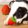 Dog Chew Toys Rubber Cute Strawberry Shaped Food Leaking Toy Durable Eco-friendly Food Dispenser Dogs Toy 2026