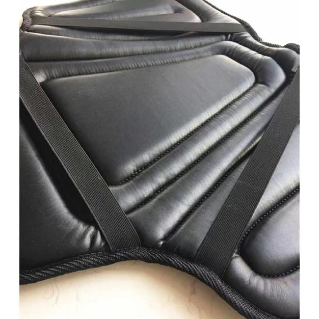 Motorcycle Seat Cushion Saddle Pad for Horses-Brown