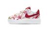 Air Force 1 Low Top Skateboard Shoes White Red Infant And Toddler CU2986-961