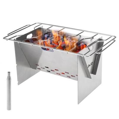 Camping Holzofen Outdoor Tragbarer Klapp Edelstahl Backpacking Kochen
