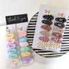 6pc Cute European and American Colorful Dot Hairpin Hair Side Clips for Women Girls Children Gift Korean Hair Accessories