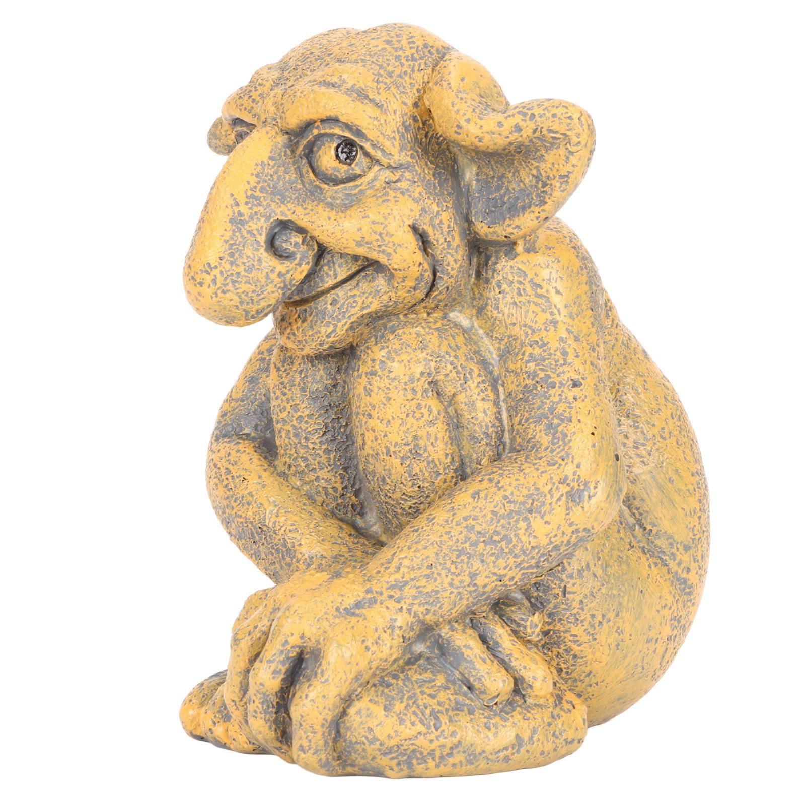 

Готическая скульптура Рука удачи Расписанная вручную Реалистичная готическая статуя Домашний декор для садов патио