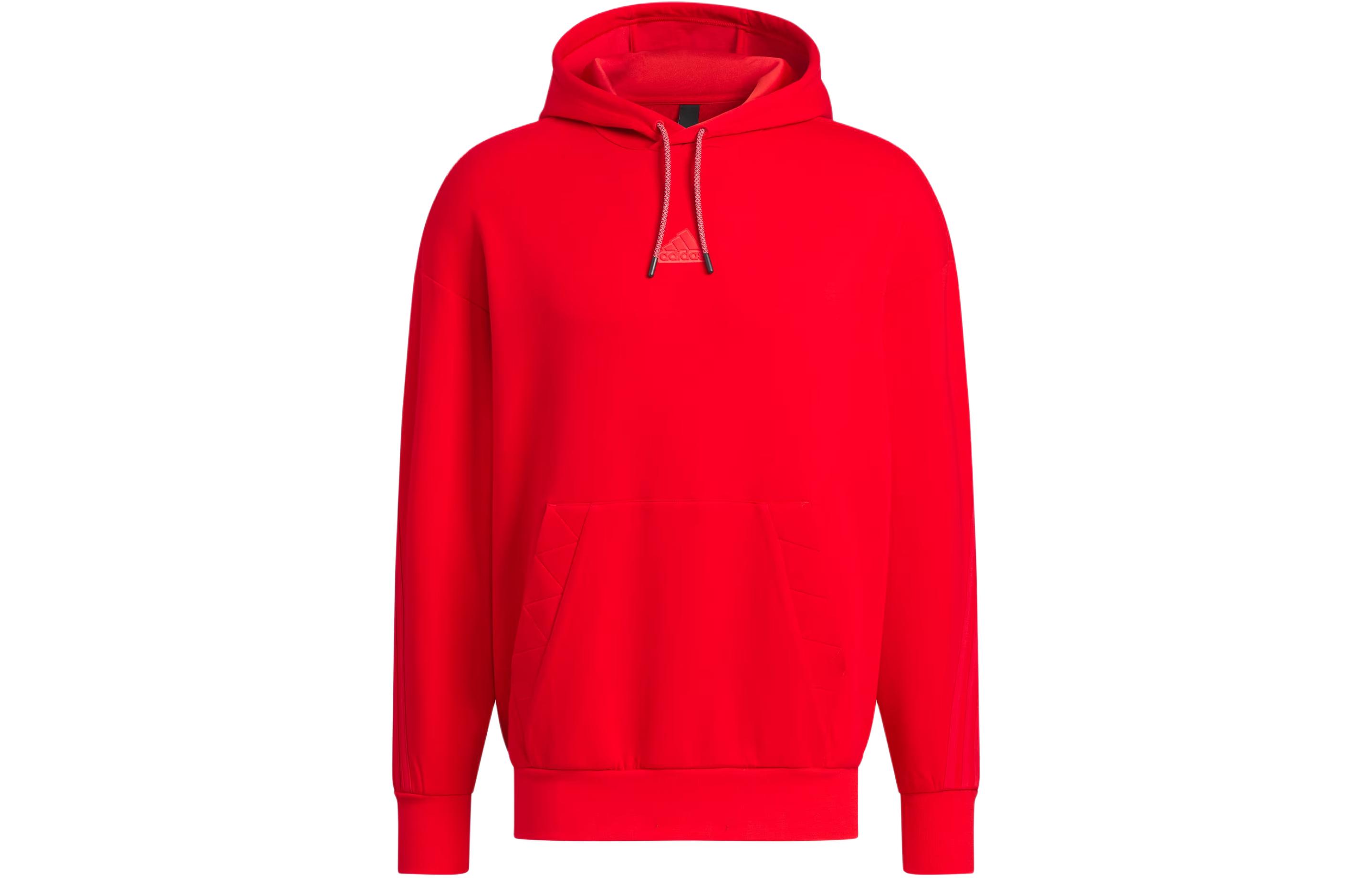 Adidas Future Style Hoodie Sweatshirt Unisex Light Scarlet IM9036 L