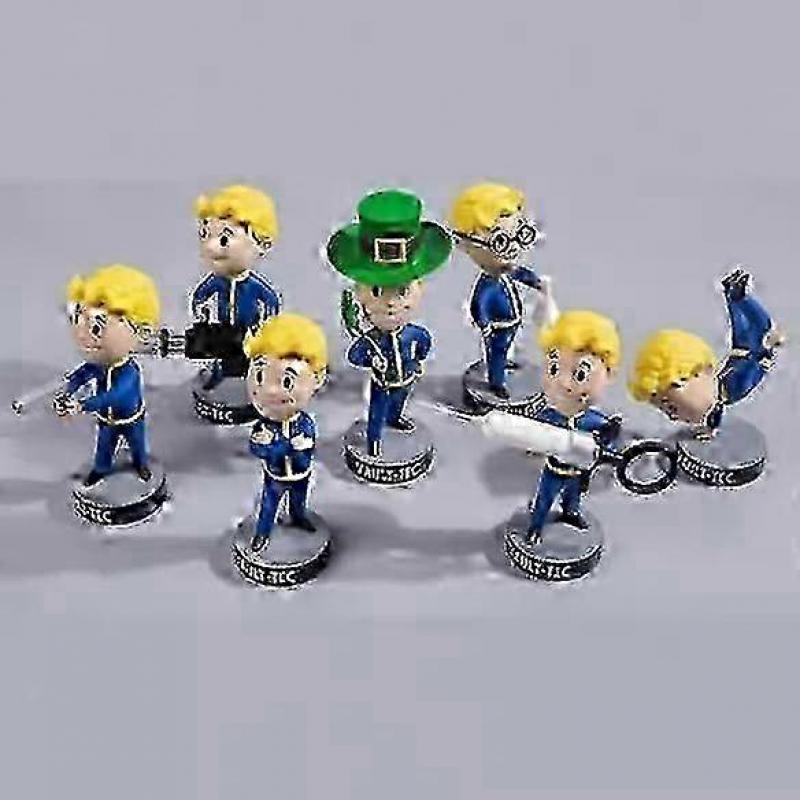 2025 Fallout Vault Boy Bobble Head PVC Action Figure Collectible Model Toy Poseable