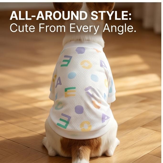 Soft Breathable Anti-shedding Cool Pet Vest Summer Thin Clothes For Small Dog Puppy Cat Kitten Daily Indoor Outdoor Wear XS-L Sizes