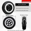 Universal Wheel Replacement for Luggage Suitcase: Leather Caster Rubber Roller Rim Repair Accessories