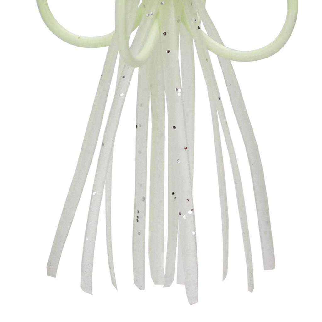5pcs Trolling Lures Fishing Wobbler Artificial Baits Glow Jig Squid Skirt Baits Fishing Tackle Crankbait Lure
