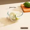 Heat-Resistant Transparent Glass Salad Bowl Set
