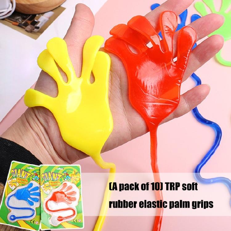 Reusable Stretchy Hand Toy 10PCS/Lot Funny Party Supplies Classroom Rewards Stress Relief Tools Kids Adults Multipurpose