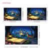 2D Fantasy Bedroom Decor Tapestry Enchanted Night Castle Themed Wall Hanging