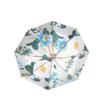 Huawensen 5-Fold Double-Layer Floral UV Protection Sun & Rain Umbrella