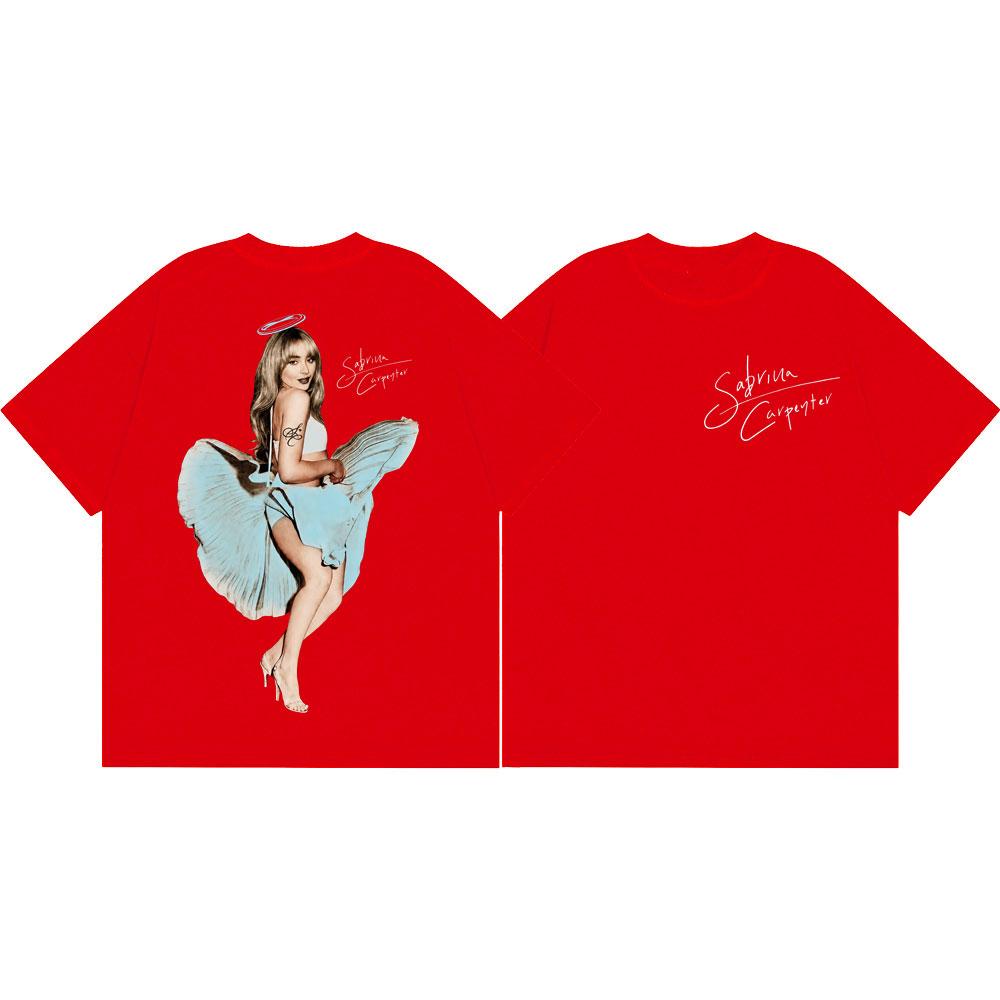 Singer Sabrina Carpenter Graphic T Shirts Men Women Clothing Fashion Aesthetic T-shirts Summer Casual Loose Short Sleeve T-shirt