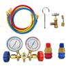 Für R134a R12 R22 R404A Klimaanlage Manometer Manifold Pressure Verteiler Werkzeug Kältemittel Freon Messung G9W5