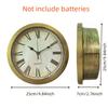 Insurance Clock Retro Wall Clock Gold Storage Creative Clock Mechanism Living Room Clocks Wall Home Decor Wandklok Gift FZ491