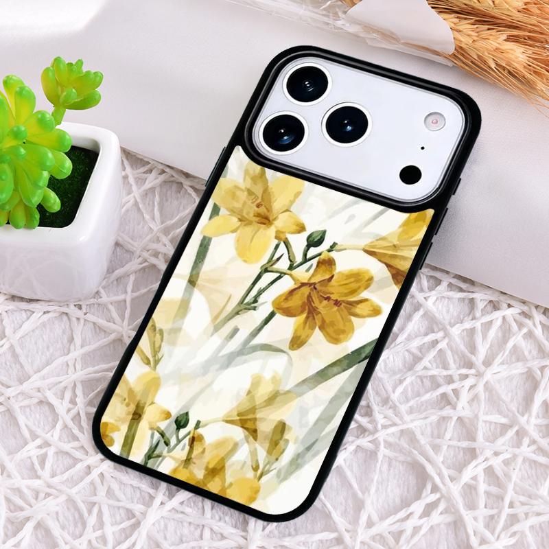 Flowers 1 Daffodils Phone Case for iPhone 17 Air 16 15 11 12 14 13 Pro Max Shockproof Cover