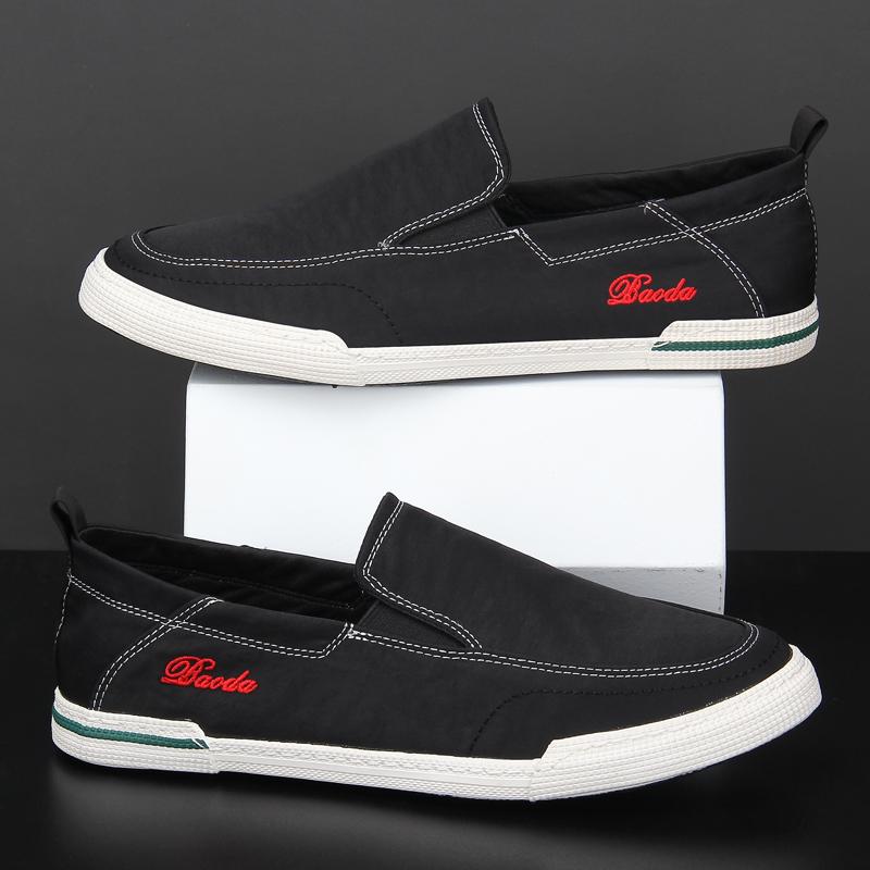 Pánské Boty Prodyšné Plátěné Tenisky Pánské Letní Ležérní Chůze Outdoorové Sportovní Lehké Tenisky Pánské Řidičské Boty Nazouvací Boty