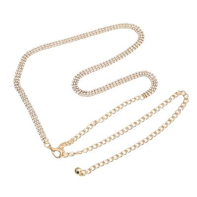 Waist Chain For Women Girls Trendy Decorative Waist Chain High-End Luxury Dress Adjustable Waist Belt