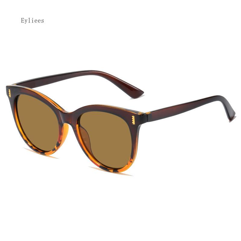 Fashion Oversized Cat Eye Female Sunglasses Retro Leopard Shades UV 400 Protection Male Trending Oval Sun Spectacles Gafas De Sol Mujer