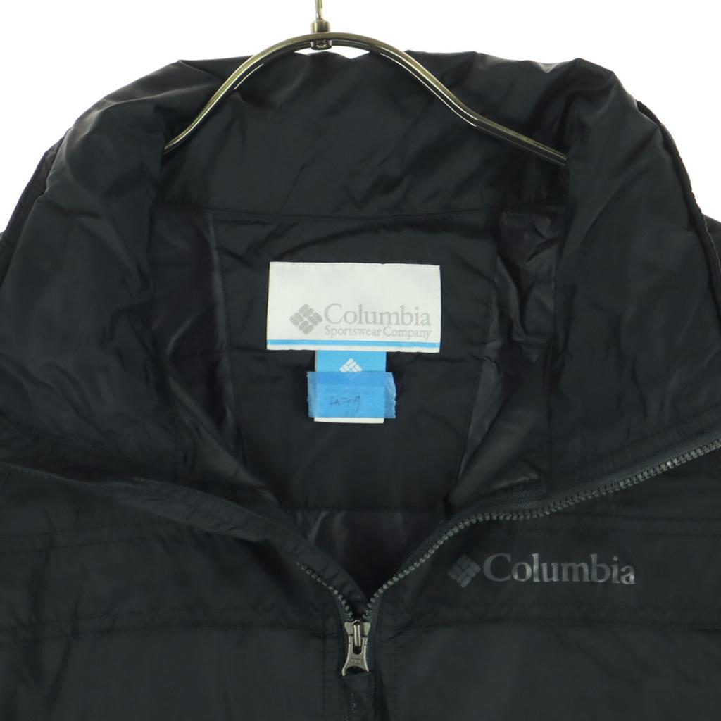 Columbia brand logo Long sleeve Nylon jacket XS black Men's Used
