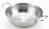 Yoshikawa Tempura Pot, 24cm, 2.6L, Stainless Steel, IH/Gas Stove Compatible, Gougi Series, Made in Japan (Tsubame-Sanjo), YJ2555