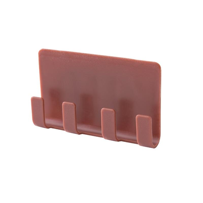 

Креативный липкий держатель для зарядки телефона, настенный, не оставляющий следов, вешалки для хранения, крючки для вилок, без дырокола