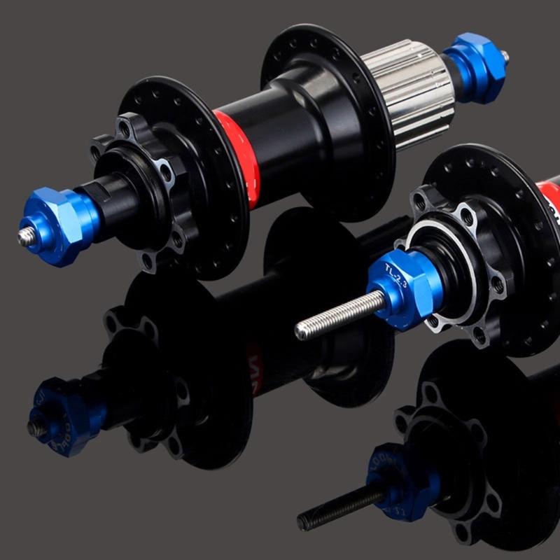 Bicycles Wheel Truing Stand Adapter Tool 12/15/20mm Thru Axles Hub Fixing Rod Bicycles Thru Axles Adaptors Hub Converter