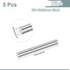 uxcell Set 304 Stainless Steel Rods 12mm x 153mm Solid Metal Shafts Round Bars for Model DIY Metalworking 5-Piece Lathes, Airplanes, Cars, Boats,